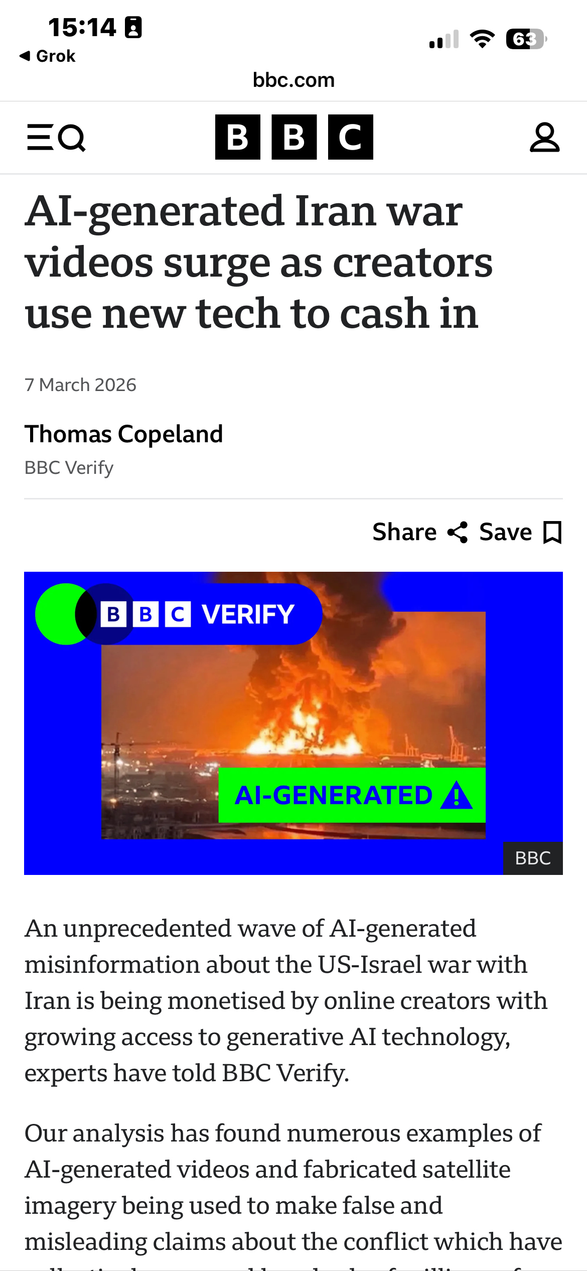 PressTV post claiming Tel Aviv destruction following Iran retaliatory strikes